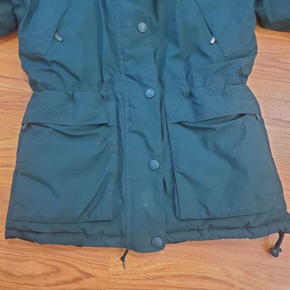 Vintage Eddie Bauer Womens Medium Gore-Tex Goose Down Jacket Hooded Parka - READ - Picture 15 of 16